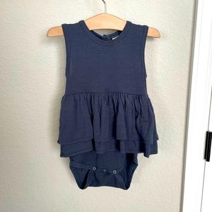 KateQuinn tank top skirted onesie 18/24m